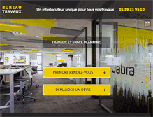 Tablet Screenshot of bureau-travaux.com